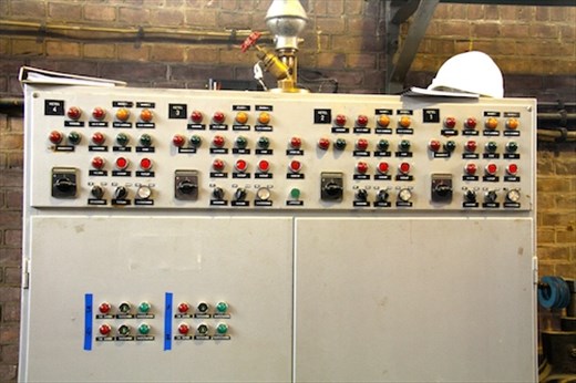 '60s era control panel, DF Wouda Steam Pumping Station, Lemmer