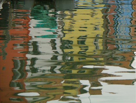 Impressionist reflection, Burano