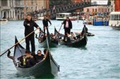 Gondolas on the Grand Canal: by vagabondstoo, Views[532]