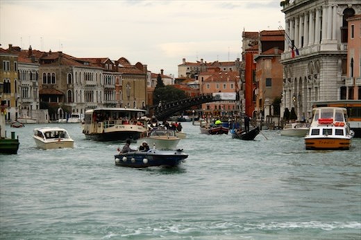 Morning traffic, Grand Canal