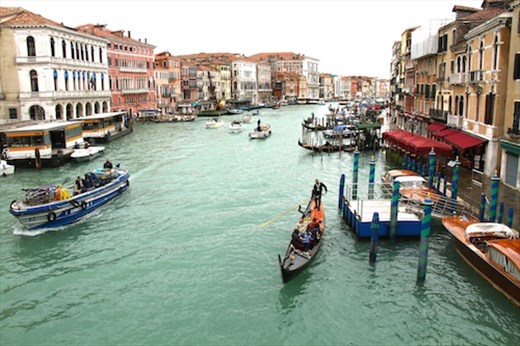 The Grand Canal from the Rialto Bridge