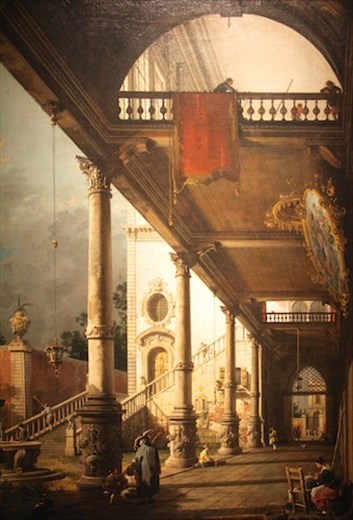 The only Canaletto at the Accademia