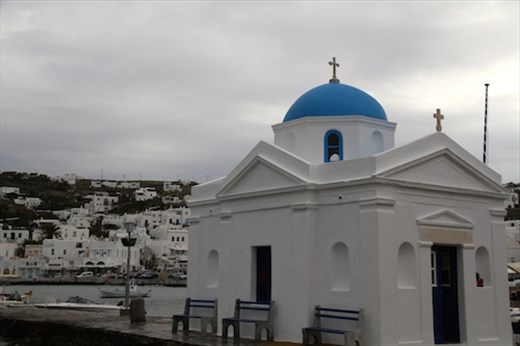 Harbor chapel, Mykonos
