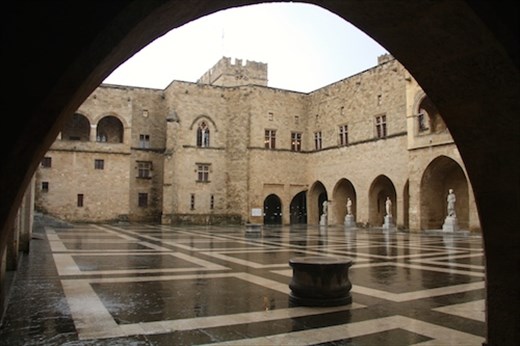 Courtyard, Palace of the Grand Masters, Rhodes