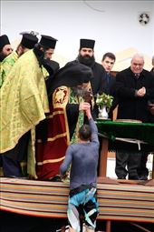 Receiving the blessing, Festival of the Epiphany, Patmos: by vagabondstoo, Views[196]