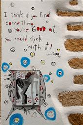 Sign at coffee shop, Patmos: by vagabondstoo, Views[420]