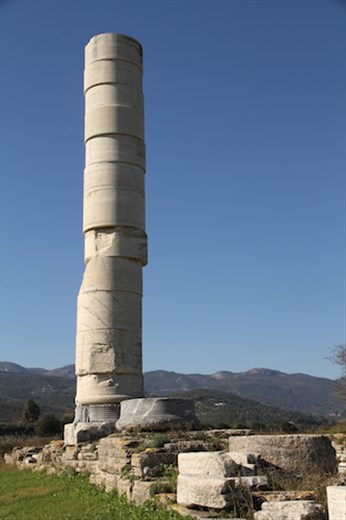 Only one left standing, Temple of Hera, Heraion, Samos