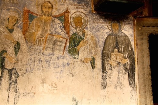 Fresco at Monastery of St. John, Patmos