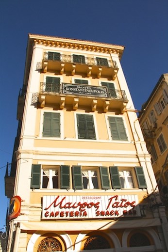 Hotel Konstantinoupolis, set. 1862 Corfu