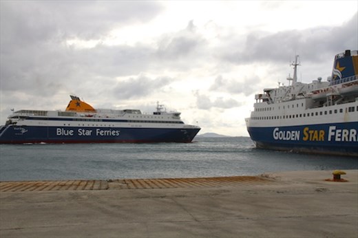 Greek island ferries, Mykonos