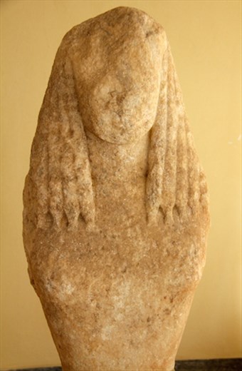 Ptolemic statue from Ancient Thira, History Museum, Santorini