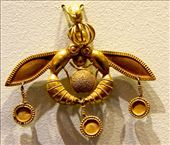 Bee Pendant from Knossos, Archeological Museum, Heraklion: by vagabondstoo, Views[781]