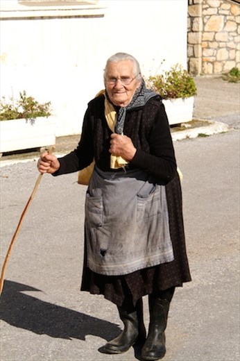 Old Woman, Koromis, Western Crete