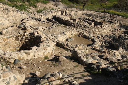 Ruins of the Neolithic village of Choirokoitia