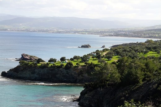 Campground, Aphrodite's Beach Trail, West Coast near Polis