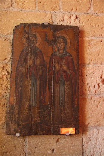 Wooden icon, Byzantine church of Kiti