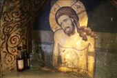 Christ and bottles, Timios Stavros Church: by vagabondstoo, Views[479]