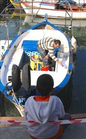 Learning from the master, harbor side Kyrenia (Girne: by vagabondstoo, Views[433]