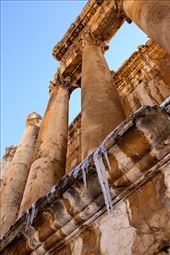 Icesicles, Temple of Baachus, Baalbek Roman WHS: by vagabondstoo, Views[490]