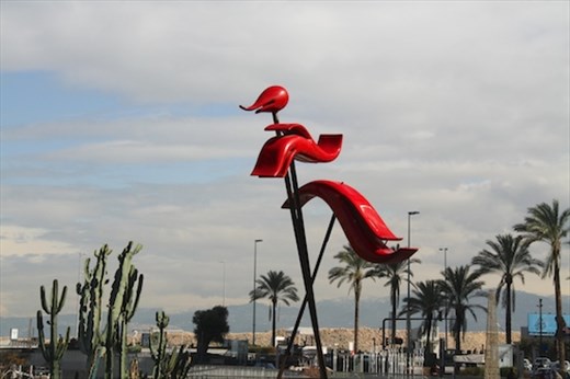 Artwork along the corniche, Beirut