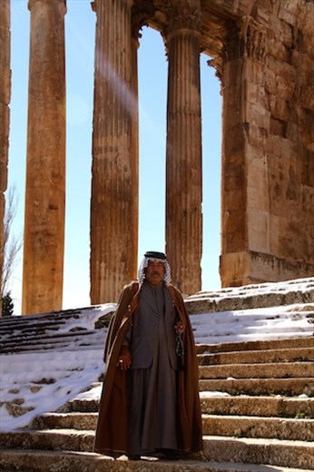 Visitor from Iraq, Baalbek Roman WHS
