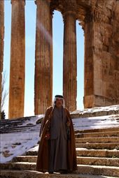 Visitor from Iraq, Baalbek Roman WHS: by vagabondstoo, Views[523]