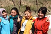 Kyrgyz (or Uzbek?) girls, Sulaiman Too Sacred Mountain: by vagabondstoo, Views[1435]