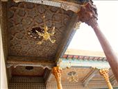 Ornate ceilings of Bakhoutdin Naqshbandi Mausoleum, outside Bukhara: by vagabondstoo, Views[281]