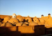 Cemetery at sunset, Khiva: by vagabondstoo, Views[426]