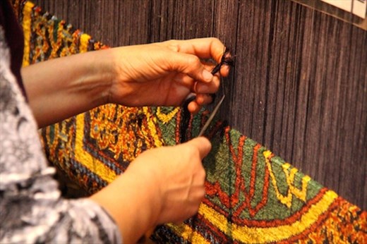 Hands of the silk weaver, Khiva