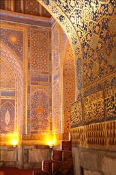 Mosque in Registan Square, Samarkand: by vagabondstoo, Views[320]