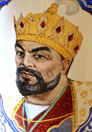 Tamerlane himself, from vase in Museum of Applied Arts