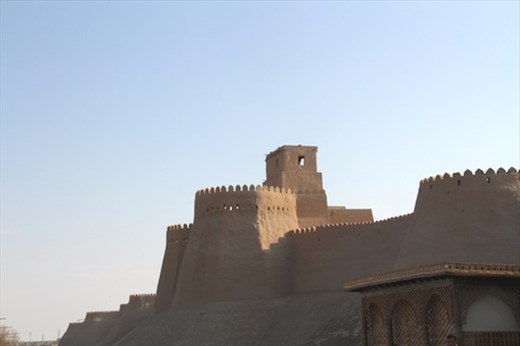 West wall watchtower, Khiva