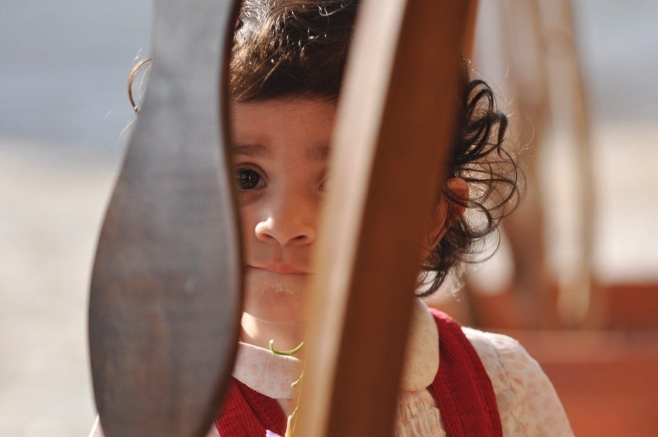 Peek a Boo !
A little girl playing around at the Cafe in the fishing village of Perdika, Aegina island.
A fresh look to the future.