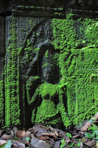 Sculpted by man, decorated by earth