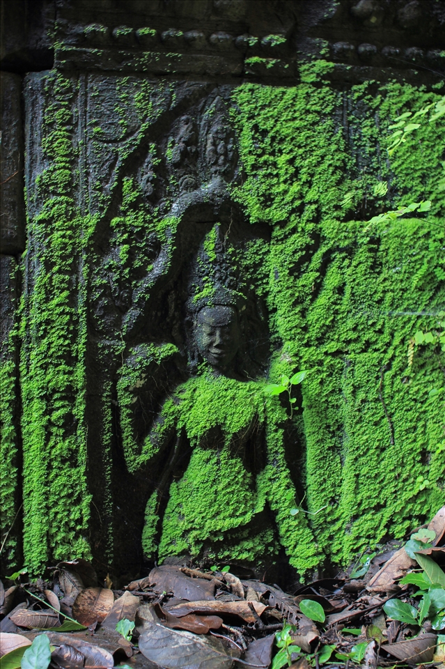 Sculpted by man, decorated by earth