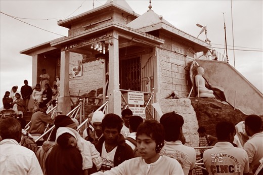 Shrine that houses the foot imprint at the top of Sri Pada / Adam's Peak Mountain; for Buddhist it's the Buddha's, for Hindus it's Shiva's and for the Christians & Muslims it's Adam's