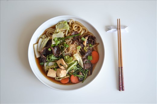 Et voilà! Sukiyaki complete.