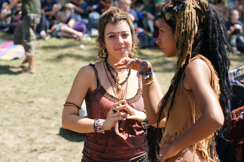 The very first thing we notice at Ozora Festival is the way people dress. 