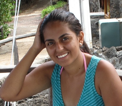 Pretty girl from the Galapagos