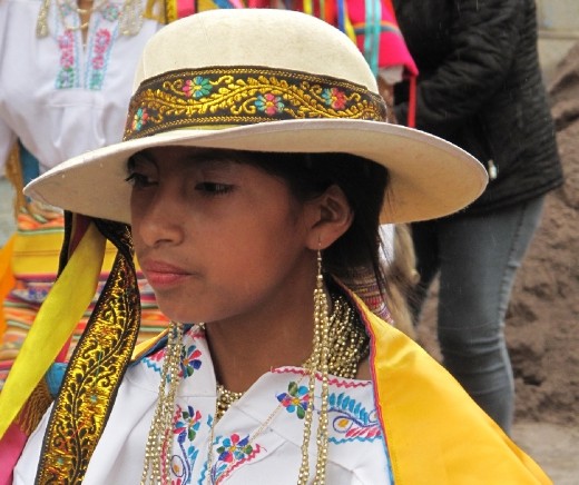 Pretty girl in Carnival parade