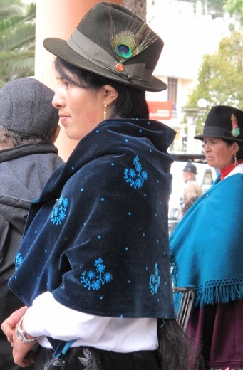 Pretty girl watching the parade