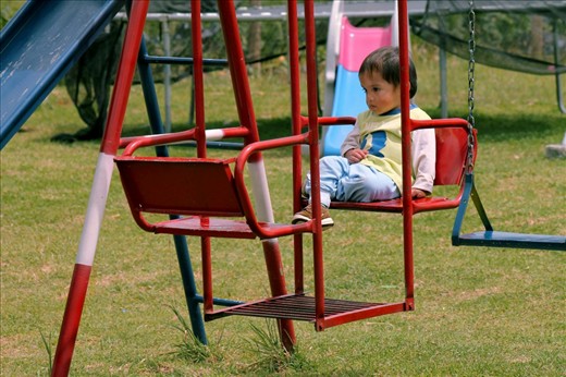 Solitude and lack of attention can be found in the faces of these children. Although they are provided with food and a home, they still need parents to look after them. Sadly, they will not be adopted because of the disease they carry.