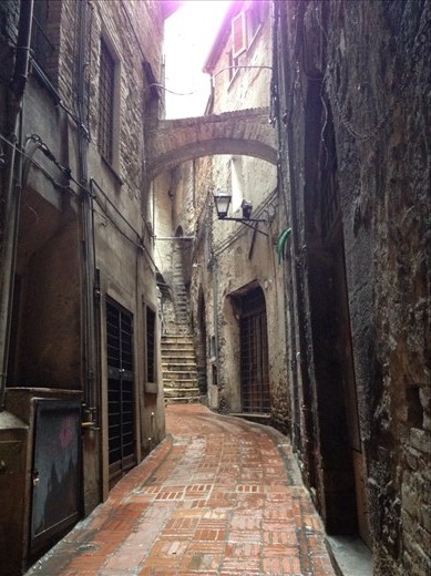 Street in Perugia.