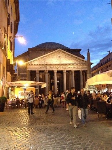 Pantheon by night