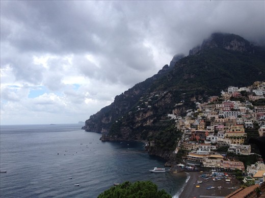 View of Positano.