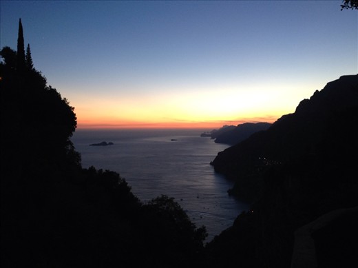 Sunset from Nocelle.