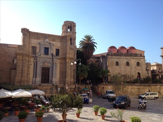 La Martorana & San Cataldo in Palermo.