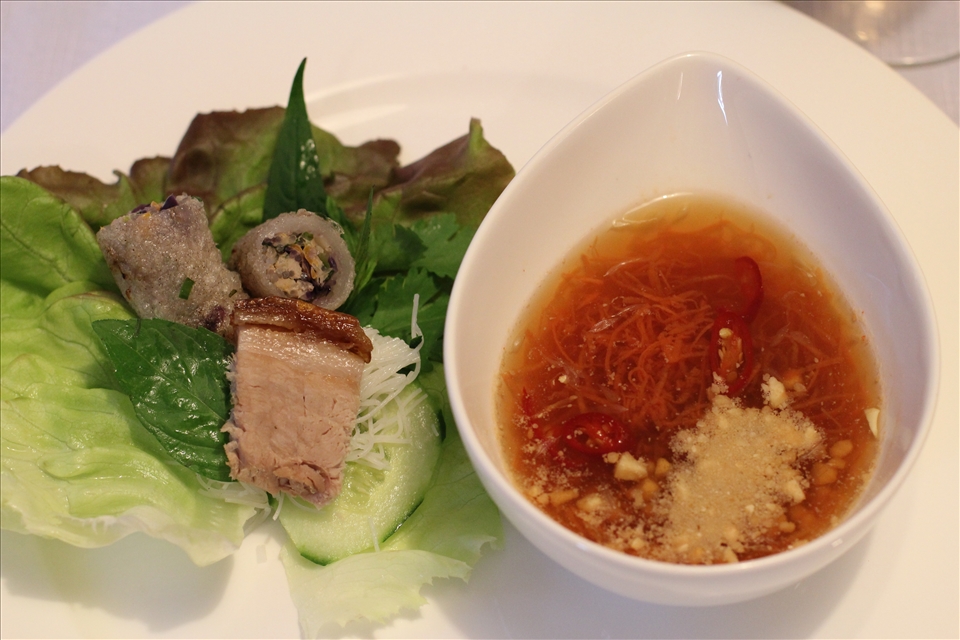 Mix and match - Pork, spring roll and Thai Basil is a favourite