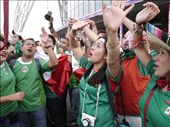 Mexican won the final match, fans were eager to show in front of camera.: by vannehe, Views[324]